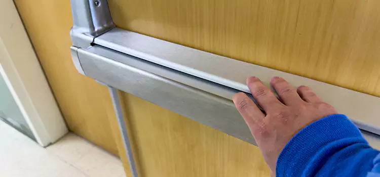Installing a Push Bar on a Door Brooklyn Center